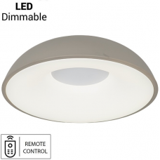 Πλαφονιέρα Οροφής Φ40cm LED 22W 230V 1400lm CCT με Controller IVY 